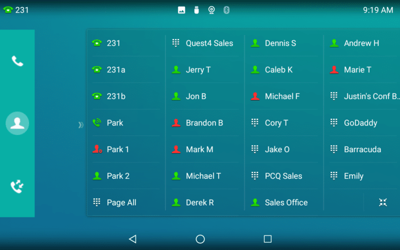 VoIP Phone System - Presence Management